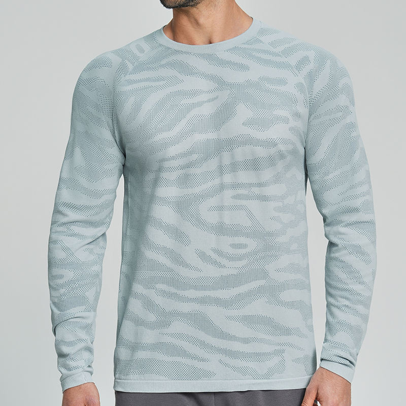 Dry Fit Fitness Gym Long Sleeve Running Athletic Shirt